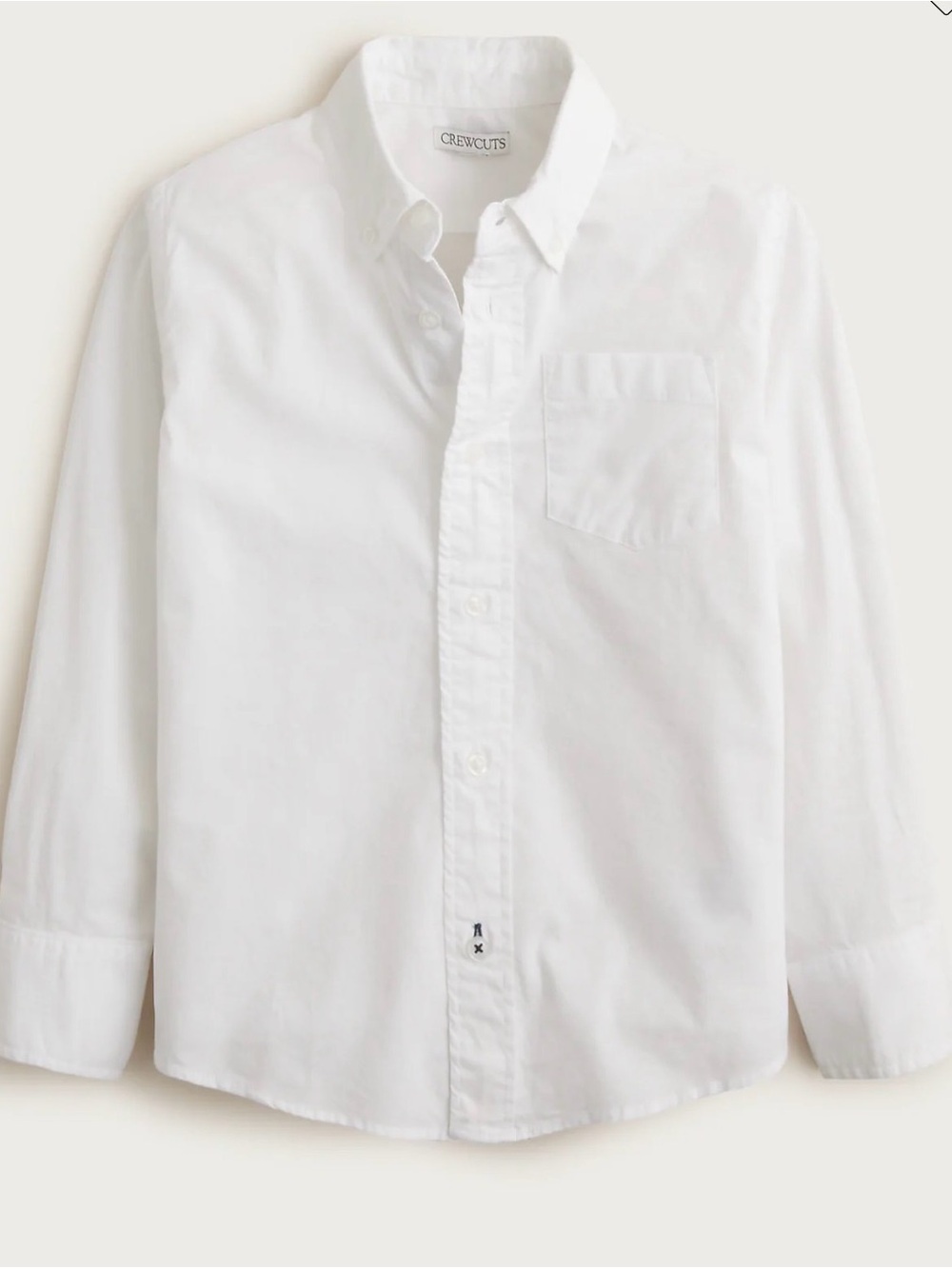 Crewcuts White Button-Down Oxford Shirt